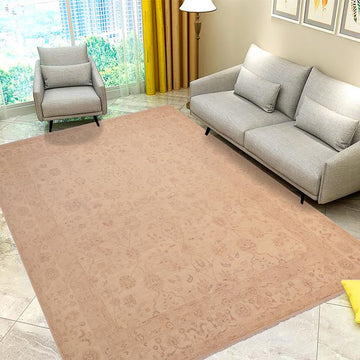 handmade Traditional Kafkaz Chobi Ziegler Beige Lt. Brown Hand Knotted RECTANGLE 100% WOOL area rug 8 x 10